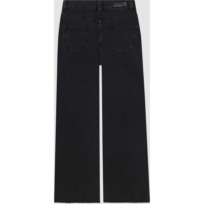 Lily High Rise Wide Leg Cropped Jeans, Black - Jeans - 2