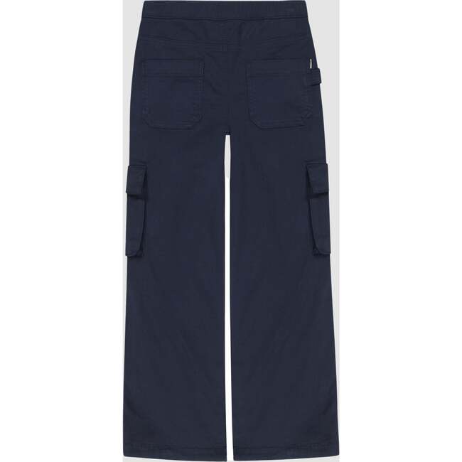 Lily High Rise Drawstring Wide Leg Jogger, Blue - Pants - 2