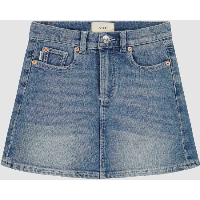 Jenny Denim Slim Fit Pocket Mini Skirt, Springdale