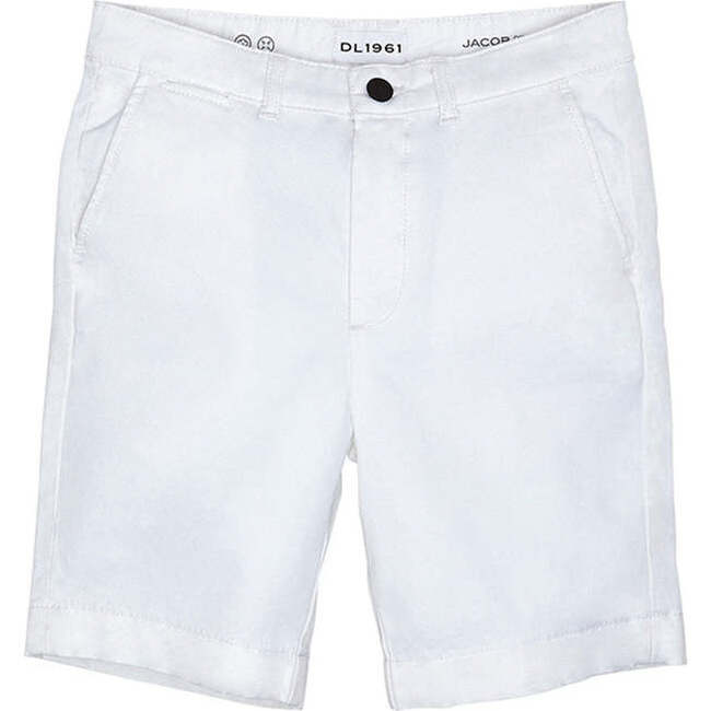 Jacob Slim Fit Slash Pocket Chino Short, Sandstone - Shorts - 1