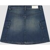 Jenny Denim Slim Fit Pocket Mini Skirt, Adams Cargo - Skirts - 2