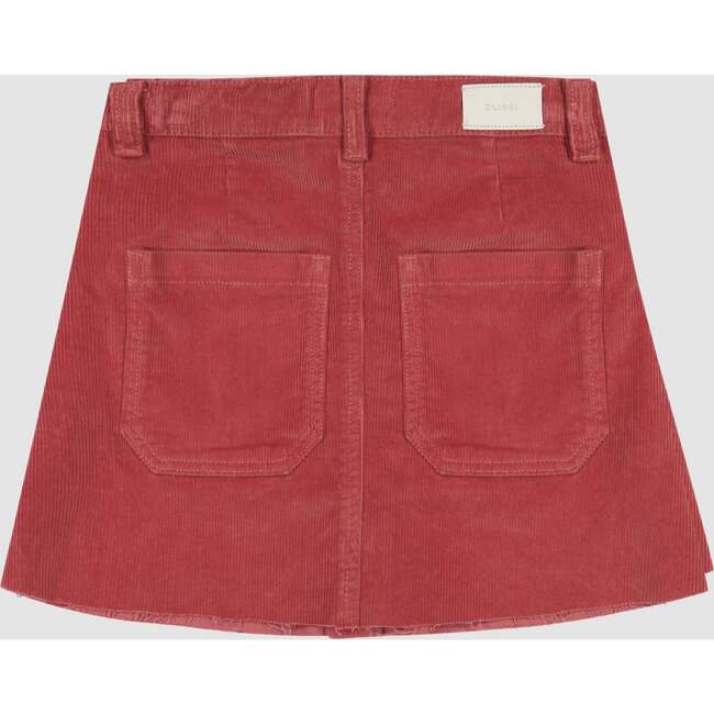 Jenny Denim Slim Fit Pocket Mini Skirt, Deep Blush - Skirts - 2