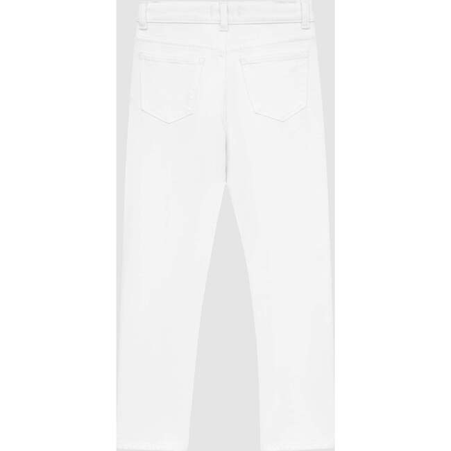 Emie High Rise Straight Fit Jeans, White - Jeans - 2