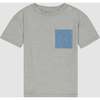 Classic Fit Crew Neck Short Sleeve T-Shirt, Heather Grey - T-Shirts - 1 - thumbnail