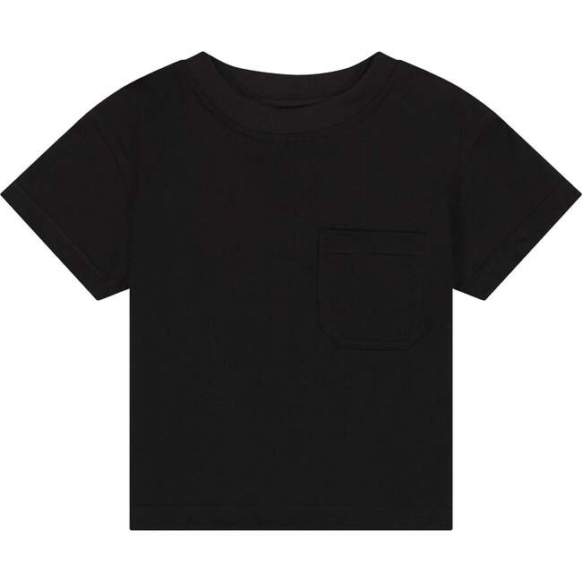 Classic Fit Crew Neck Short Sleeve T-Shirt, Black