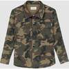 Ash Pointed Collar Long Sleeve Pocket Shirt, Camoflauge - Shirts - 1 - thumbnail