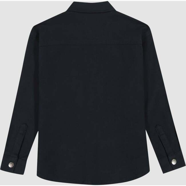 Ash Pointed Collar Long Sleeve Pocket Shirt, Depths - Shirts - 2