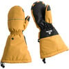 Liodo Lion Elastic Long Cuff Mittens, Golden Brown - Gloves - 1 - thumbnail