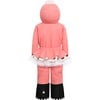 Flamingdo Adjustable Hood Waterproof Zipper Snowsuit, Peachy Pink - Snowsuits - 8