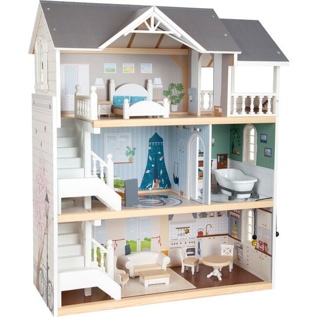 Iconic Doll House Complete Playset Small Foot Dollhouses Accessories Maisonette