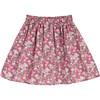 Valentina Liberty Print A-Line Skirt, Pink - Skirts - 1 - thumbnail