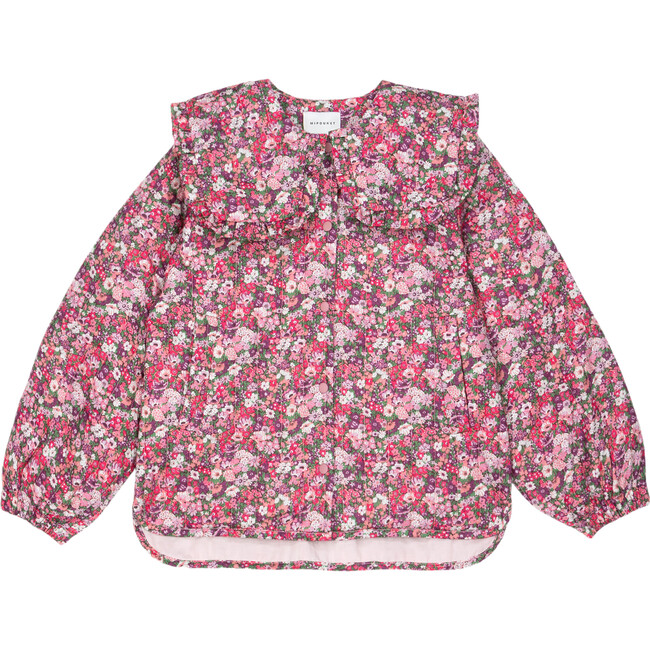 Anita Liberty Oversized Collar Quilted Jacket, Pink