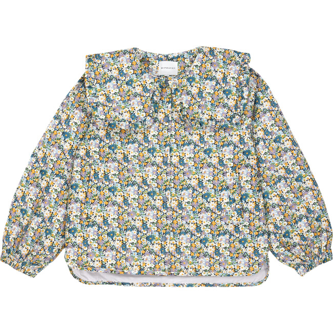 Anita Liberty Oversized Collar Quilted Jacket, Blue