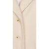 Ada Teddy Point Lapel Long Coat, Beige - Jackets - 4