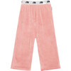 Manuela Cotton Velvet Wide Leg Pant, Coral - Sweatpants - 2