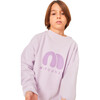 Flavio Stand Collar Dropped Shoulder Sweatshirt, Mauve - Sweatshirts - 2