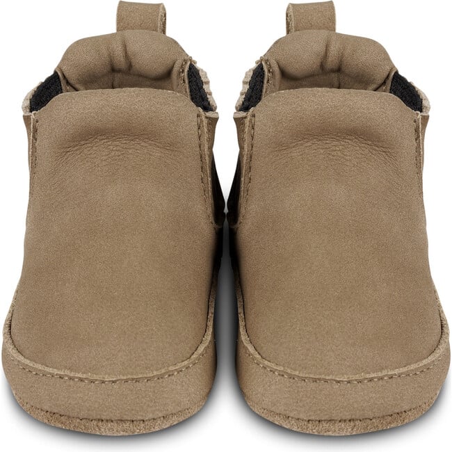 Skib Nubuck Slip-On Booties, Truffle - Booties - 3