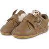 Rere Classic Leather Velcro Strap Sneakers, Hare Cognac - Sneakers - 1 - thumbnail