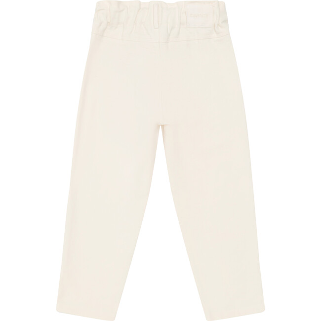 Phien Pleated Front Pocket Regular Fit Trousers, Warm White - Pants - 3