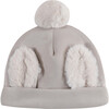 Miep Faux Fur Ear Pom Pom Beanie Hat, Bunny Soft Sand - Hats - 1 - thumbnail