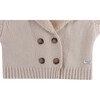 Nannie Merino Wool Waistcoat, Soft Sand - Vests - 6