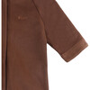 Lonik Sherpa Knee Patch & Ear Hooded Jumpsuit, Bear Pecan Brown - Jumpsuits - 6