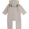 Lonik Sherpa Knee Patch & Ear Hooded Jumpsuit, Lammy Warm White - Jumpsuits - 3