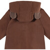 Lonik Sherpa Knee Patch & Ear Hooded Jumpsuit, Bear Pecan Brown - Jumpsuits - 8