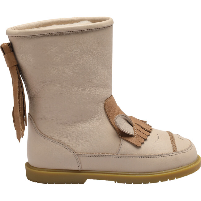 Wadudu Special Leather Boots, Horse Ivory - Boots - 4