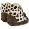 Kapi Exclusive Spotted Cow Hair Booties, Dalmatian Black - Booties - 4