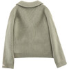 Kicher Merino Wool Relaxed Fit Cardigan, Desert Green - Cardigans - 3