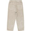 Bennox Straight Leg Elastic Waist Trousers, Taupe - Pants - 3