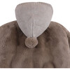 Birie Sherpa Pom Pom Hooded Zipper Jacket, Taupe Teddy - Jackets - 6