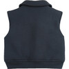 Baby Druun Slant Pocket Zipper Gilet, Stone Grey - Vests - 3