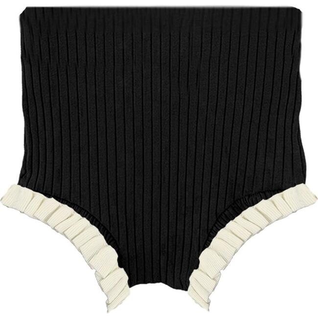 Ruffle Knit Pleated Trim Bloomers, Bloomers - Onesies - 1