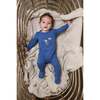 Little Wish Long Sleeve Footie, Dusty Blue - Footie Pajamas - 2