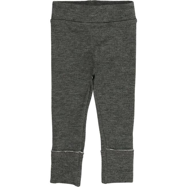 Cotton Cashmere Leggings Unisex, Heather Charcoal