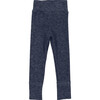 Cotton Cashmere Leggings Unisex, Blue - Leggings - 1 - thumbnail