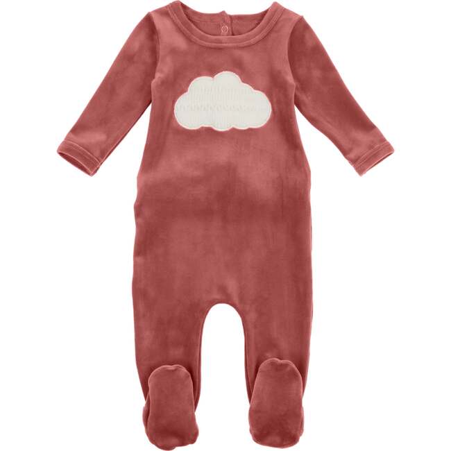 Cozy Cloud Long Sleeve Footie, Mauve