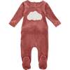 Cozy Cloud Long Sleeve Footie, Mauve - Footie Pajamas - 1 - thumbnail