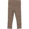 Cotton Cashmere Leggings Unisex, Beige - Leggings - 1 - thumbnail