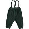 Corduroy Essentials Shoulder Strap Pant Overalls, Teal - Rompers - 1 - thumbnail