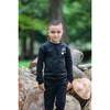 Boys Super Bubble Ribbed Crew Neck Sweater Top, Black - Sweaters - 2