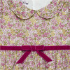 Liberty Floral Print Bow Waist Tie Penny Dress, Pink Penny - Dresses - 3