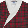 Cosy Tartan Print Belt Cord Patch Pocket Robe, Red - Robes - 3