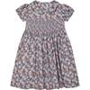 Wilder Floral Print Hand-Smocked Dress, Multicolors - Dresses - 1 - thumbnail