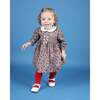 Baby Naida Cherry Print Hand-Smocked Dress, Red & Gray - Dresses - 2