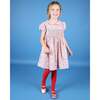 Bambi Floral Print Hand-Smocked Dress, Pink - Dresses - 2