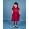 Bellatrix Velvet Hand-Smocked Party Dress, Pink - Dresses - 2