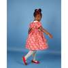 Cecily Hand-Smocked Dress, Red & White - Dresses - 5